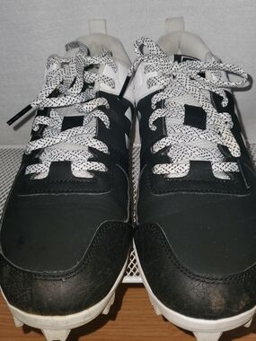 Under Armour Black and White Kids Sneakers